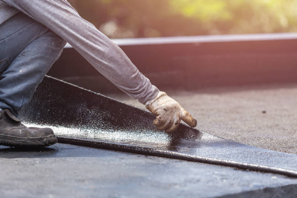 Professional Waterproofing technician working in Hainesport, NJ